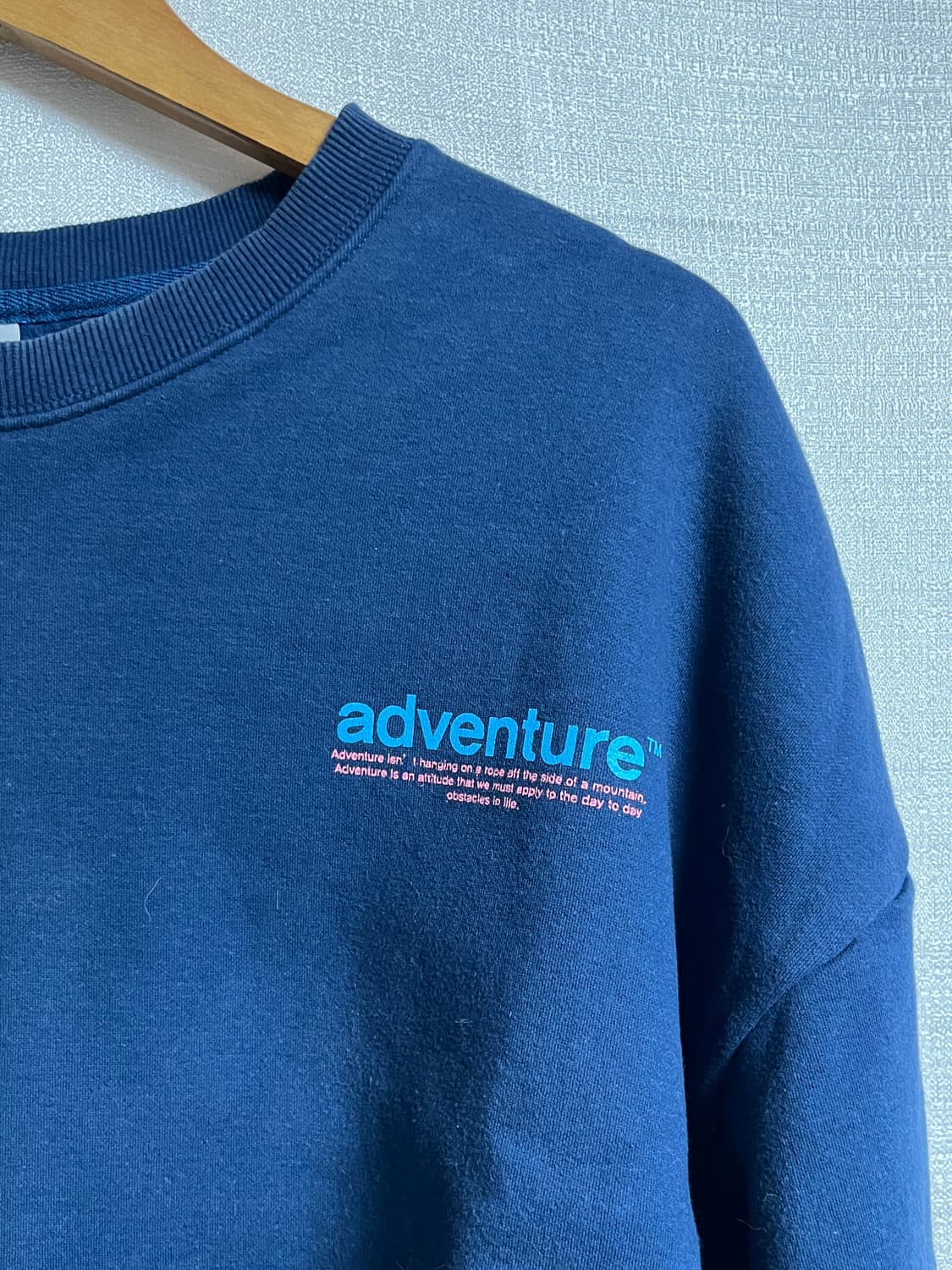 플루크 오버핏 맨투맨 티셔츠 2XL 상품이미지4