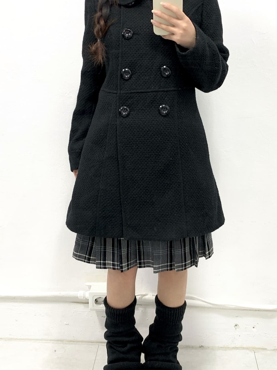 [POM PONETTE] 폼포넷 너드걸 도쿄걸 체크 스커트 상품이미지5