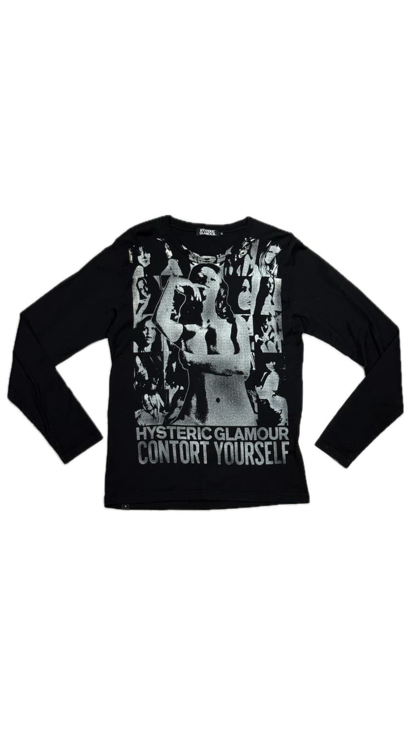 히스테릭 글래머 contort yourself 롱슬리브 티셔츠 상품이미지1