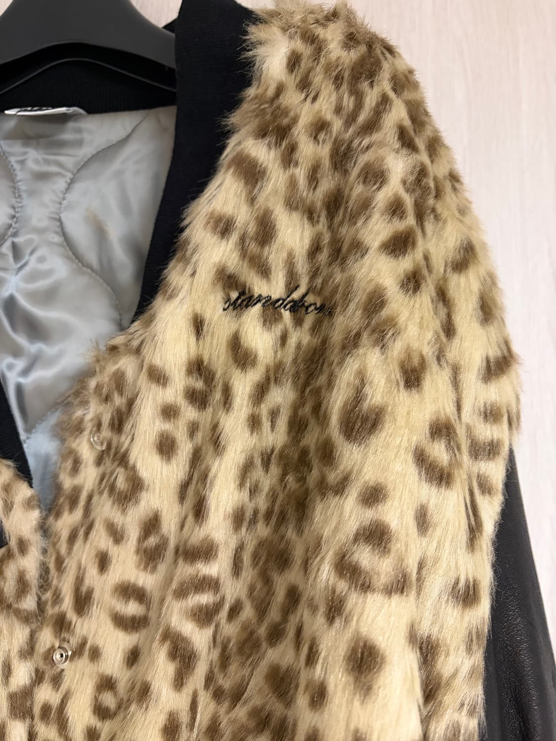 Standalone 레오파드퍼자켓 상품이미지2