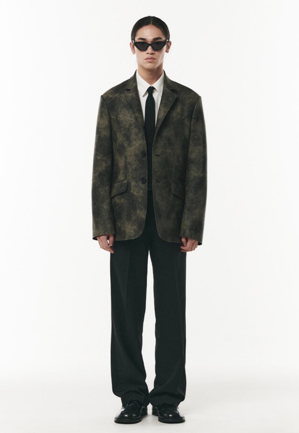 도프제이슨 빈티지 워싱 레거 스트럭쳐 블레이저 자켓 상품이미지1