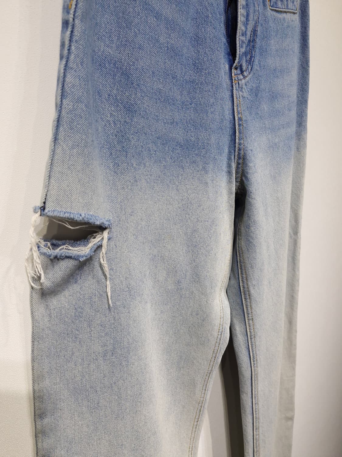 DINT 딘트 닉스 투톤 워싱 스트레이트진[55] 상품이미지5