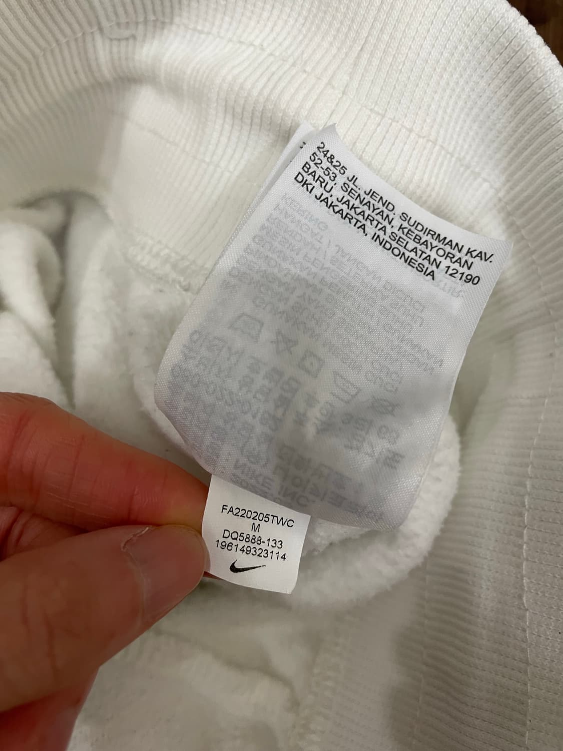 나이키 피닉스 하이웨스트 스웻 조거 팬츠 화이트 상품이미지8