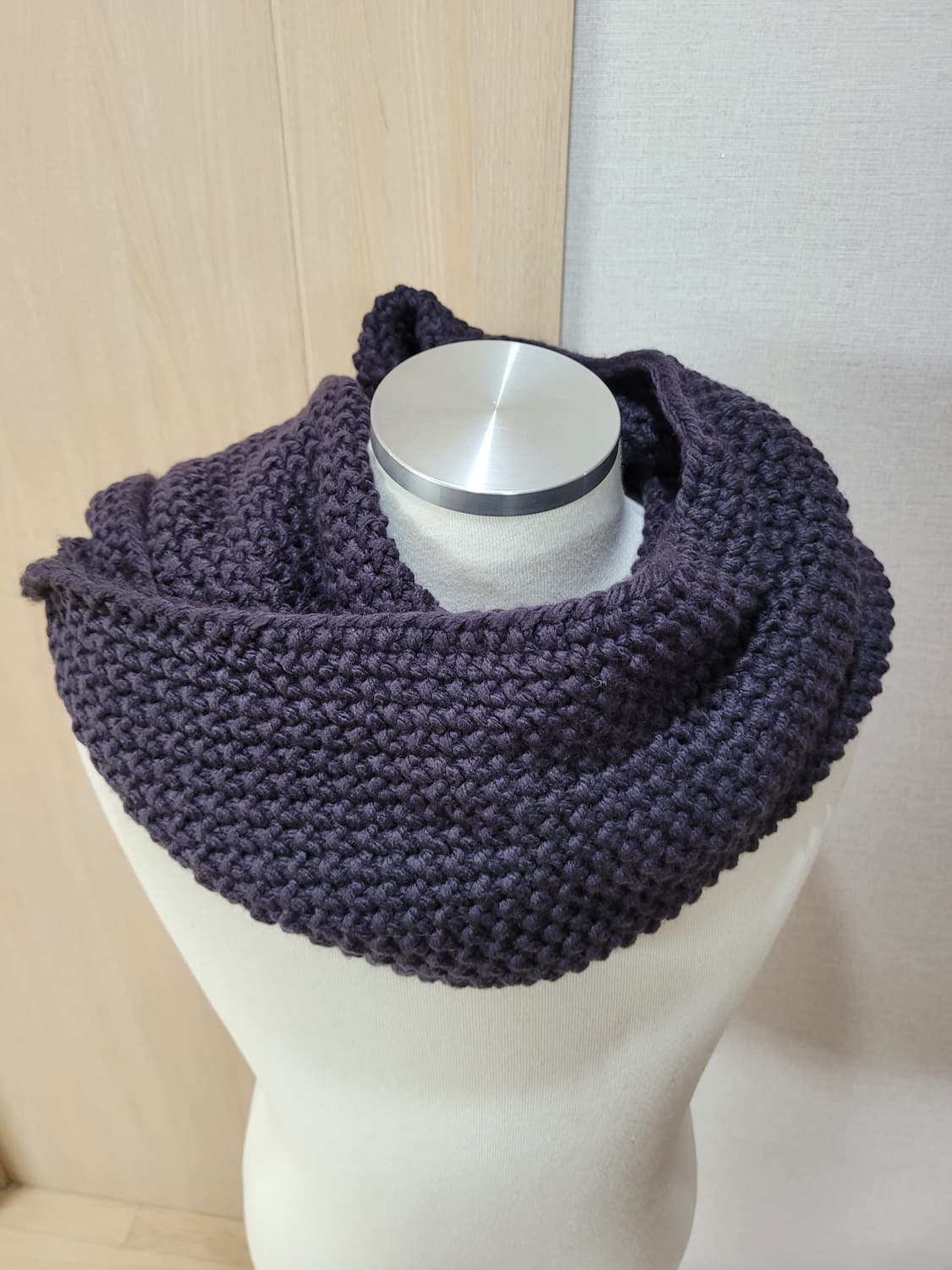 코데즈컴바인 니트 머플러 퍼플 상품이미지6