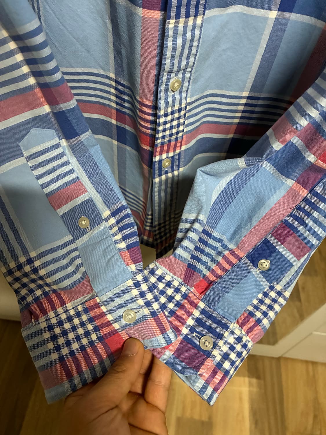 👕 [새상품] 폴로랄프로렌 체크 셔츠 XL/105 상품이미지9