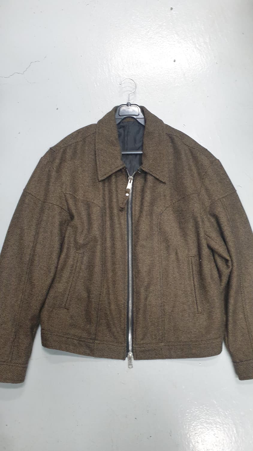 MARTIN PLAN 브라운 헤링본 자켓 L 상품이미지1