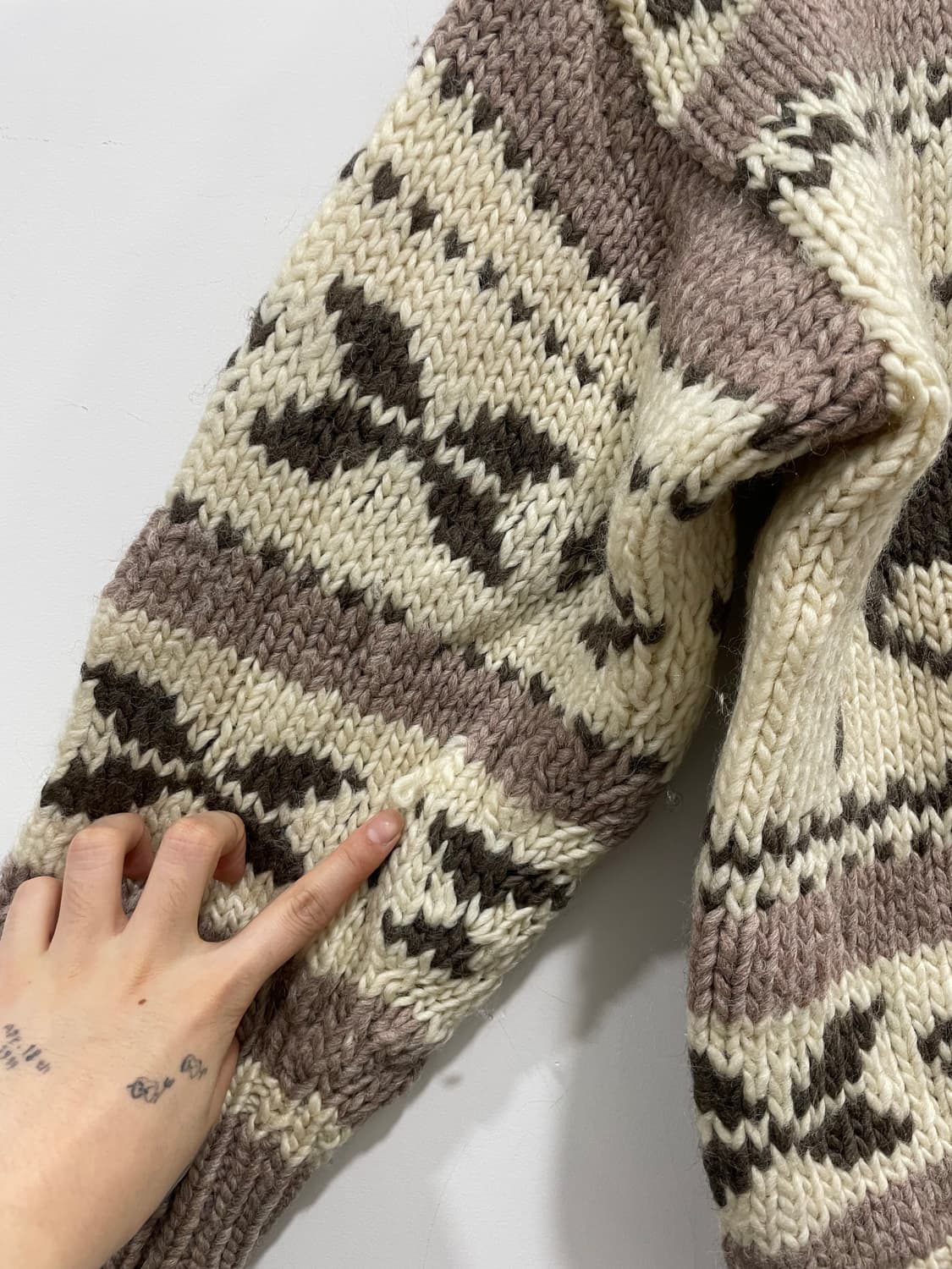 (빈티지)90‘s MACHOPE 맥호프 울 숄카라 코위찬 상품이미지10