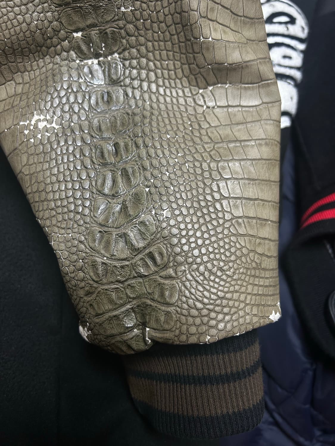 604서비스 바시티 자켓 카키  상품이미지9