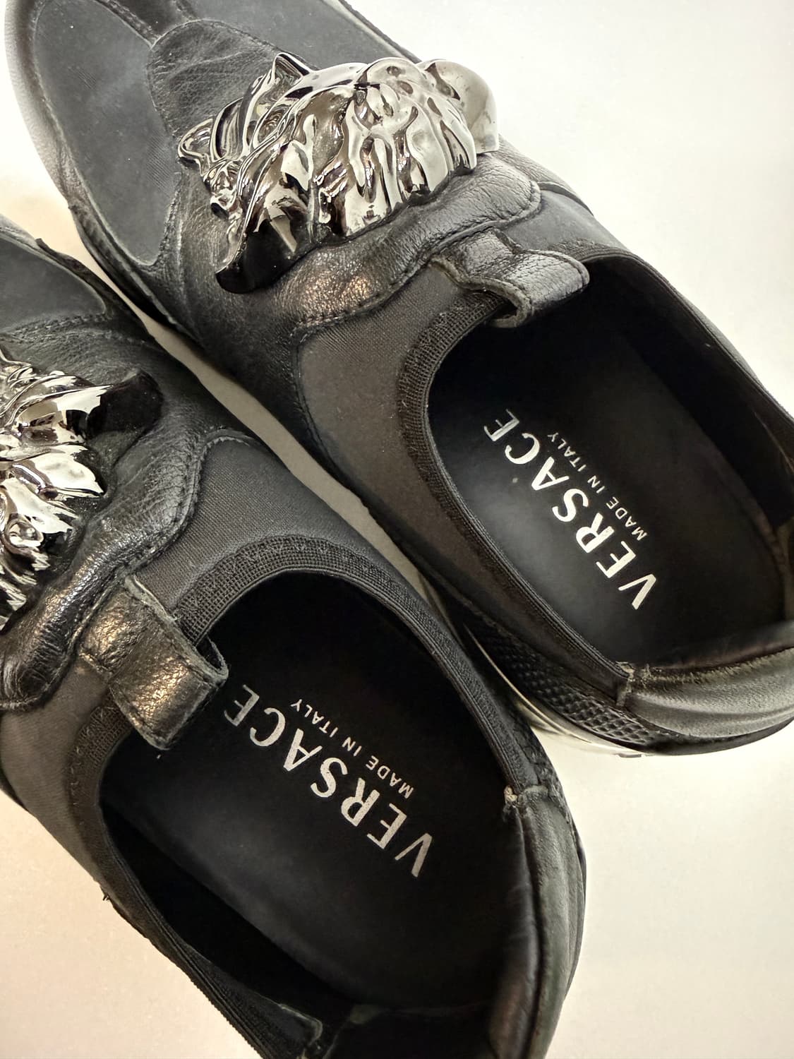 VERSACE 베르사체 메두사 슬립온 스니커즈 블랙245-250 상품이미지8