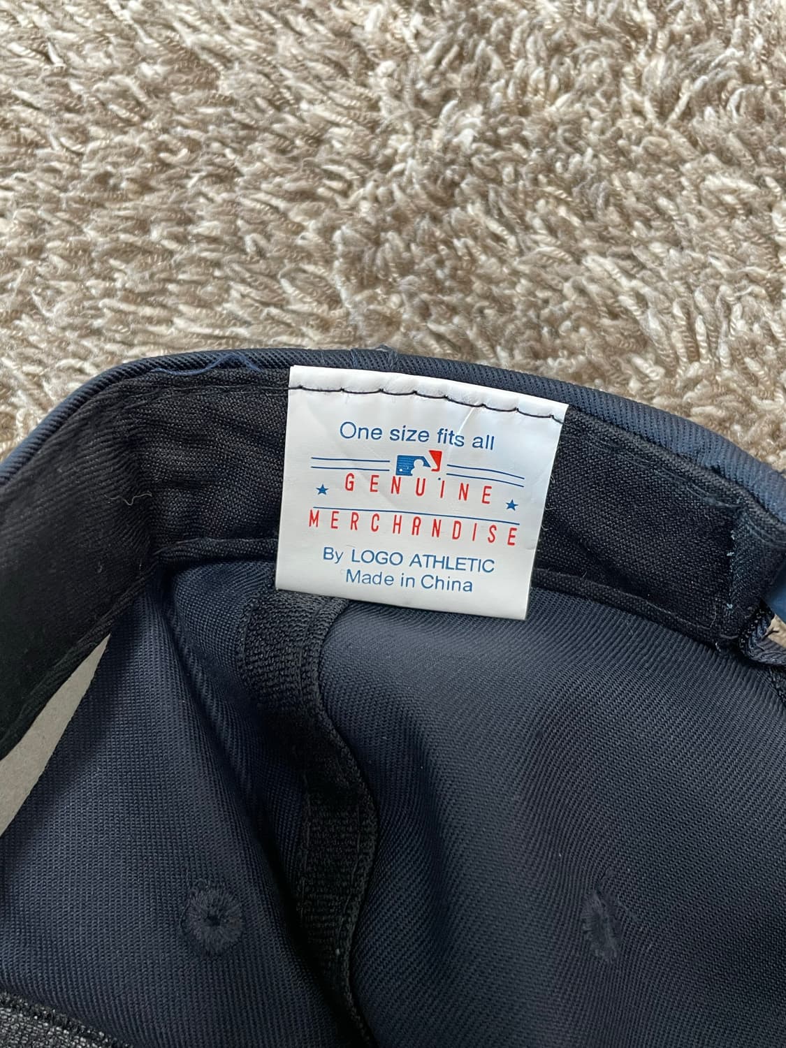 90s yankees cap 로고 어슬레틱 양키즈 캡 데드스탁 상품이미지6