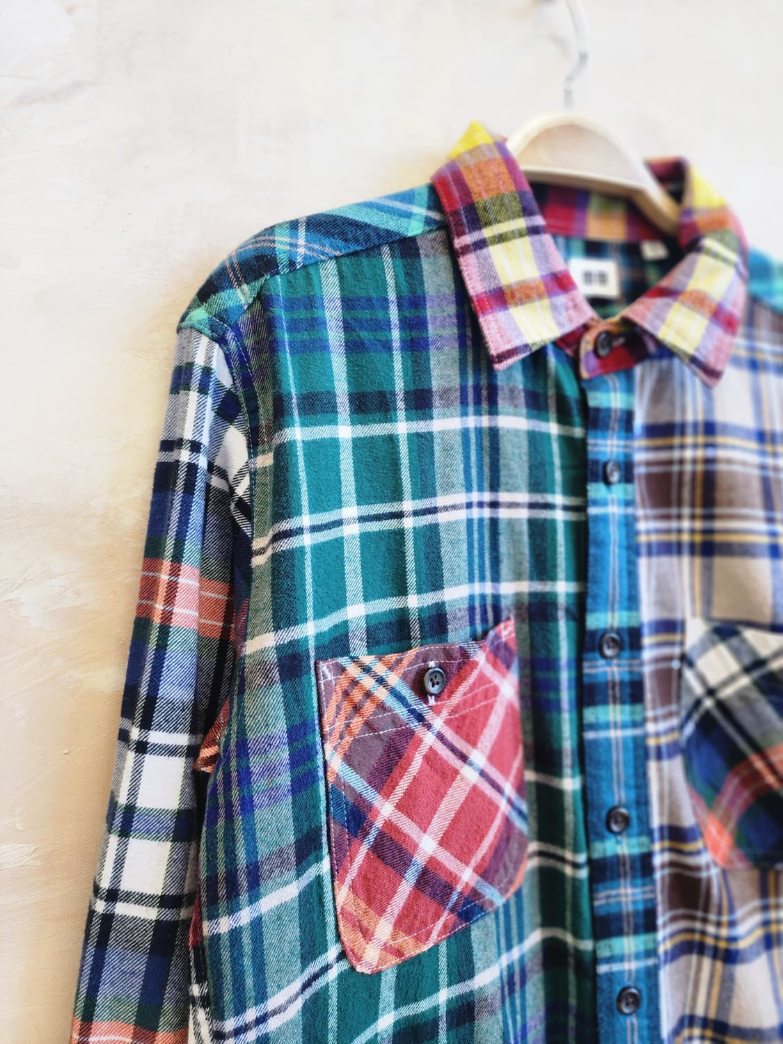 유니클로 체크 셔츠 M 상품이미지2