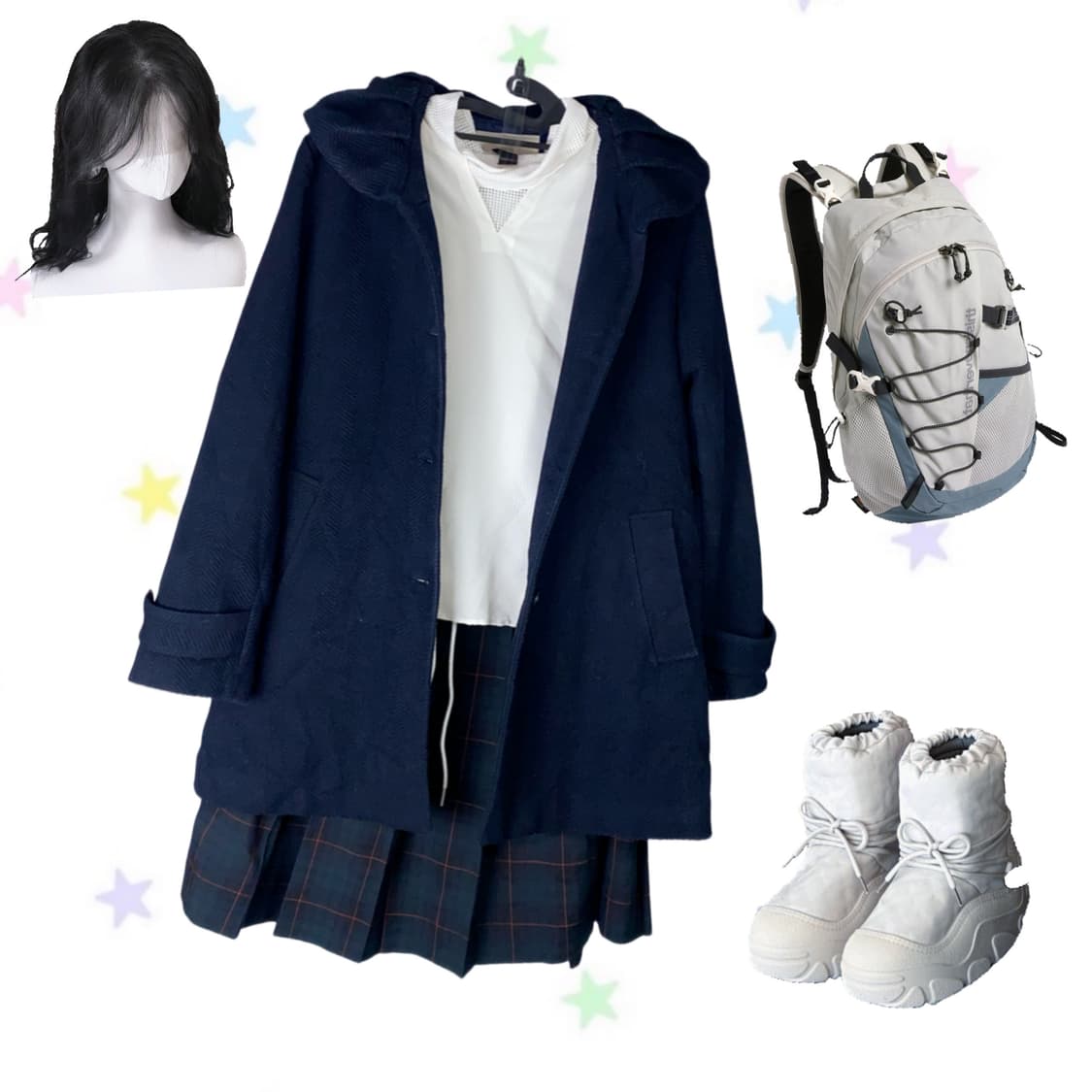 🍒키키의 남색겨울 set🍒 상품이미지1