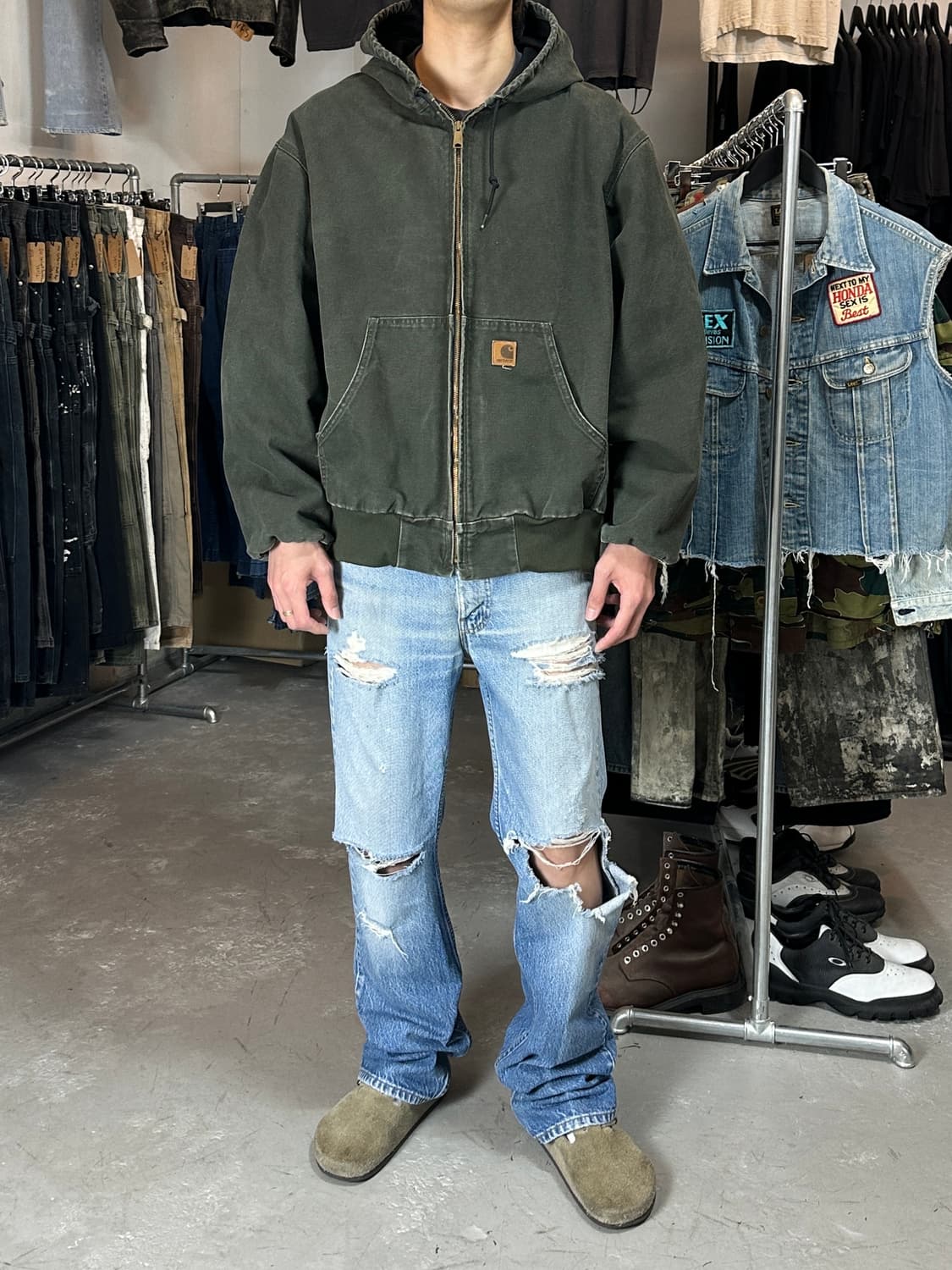 00's OG 칼하트 J25 액티브 자켓 칼하트 J130 MOS 상품이미지2