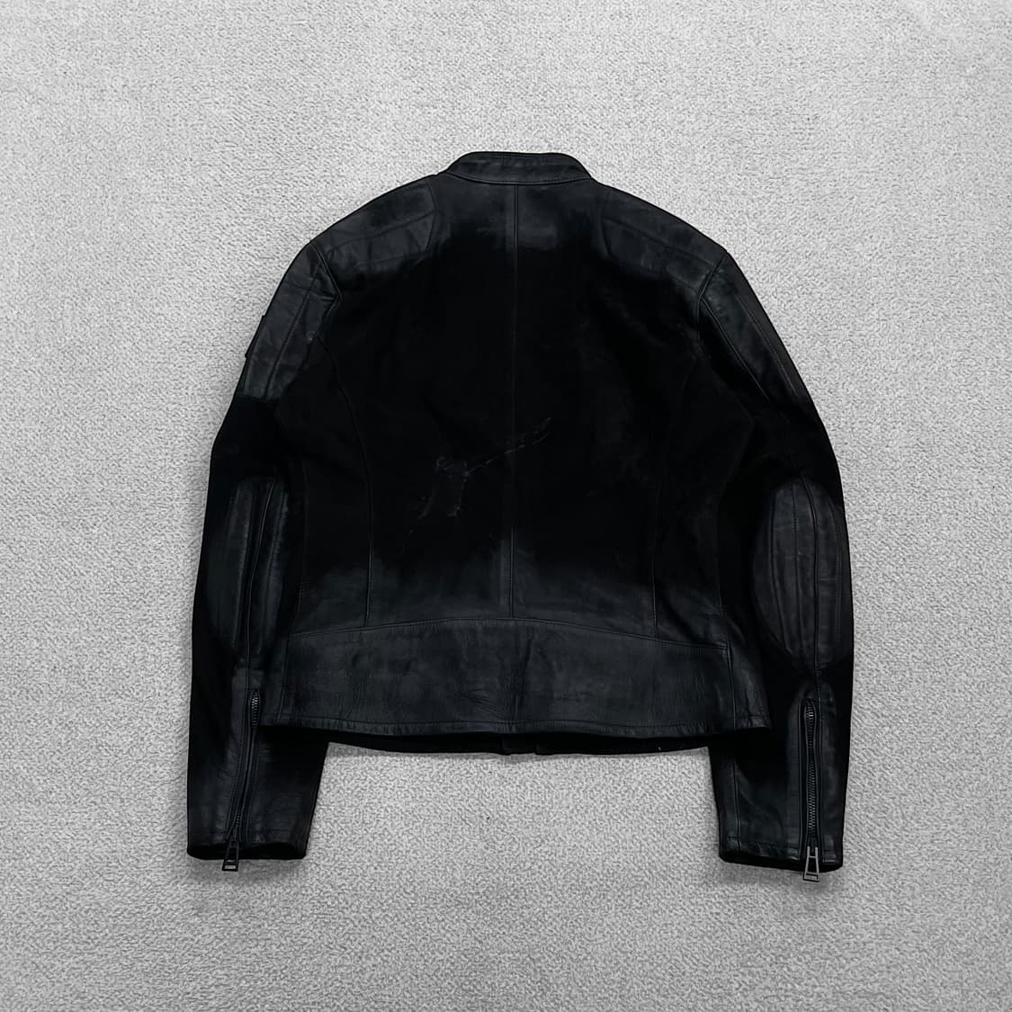 벨스타프 Belstaff 라이더 워시드 가죽 자켓 블랙 상품이미지3