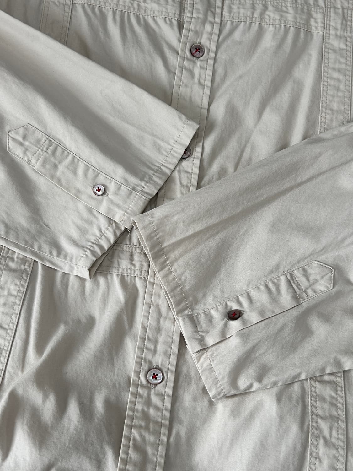 Lee 리 베이지 여유핏 셔츠 남방 100 vintage 상품이미지8