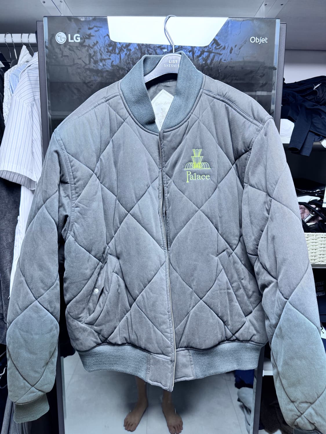 (중고/XL) 팔라스 21ss 런던 다이아몬드 봄버 블랙 XL 상품이미지2
