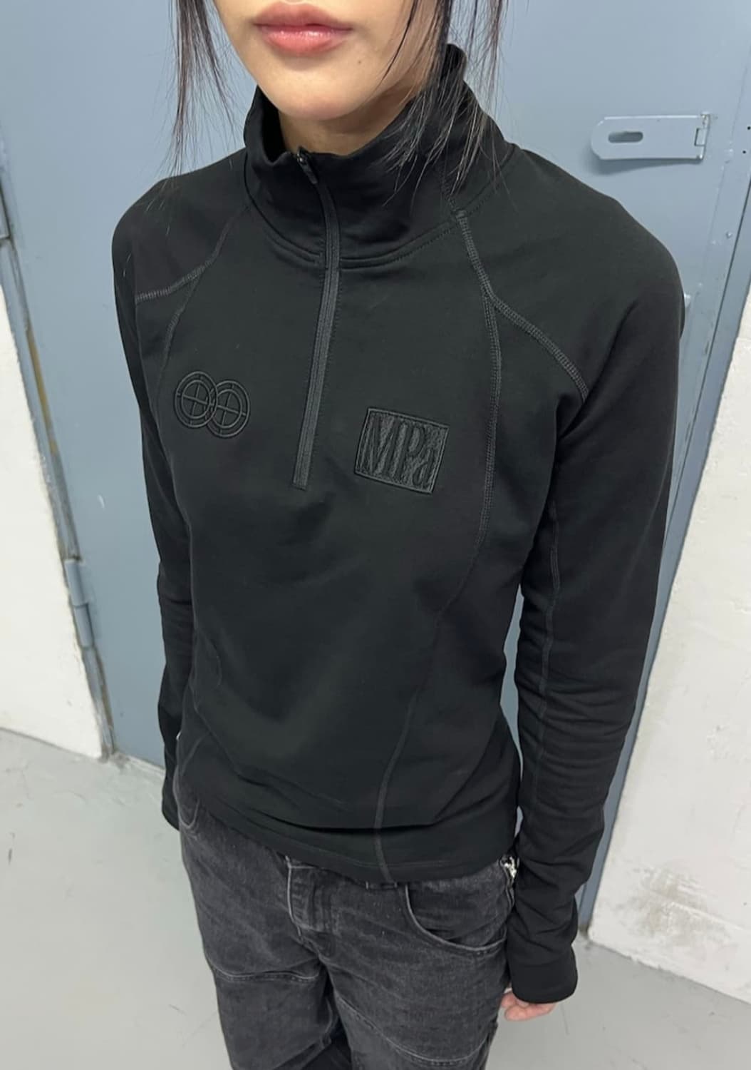 MPa  SOFT-SHELL HALF ZIP WOMAN M→L 교환 상품이미지1