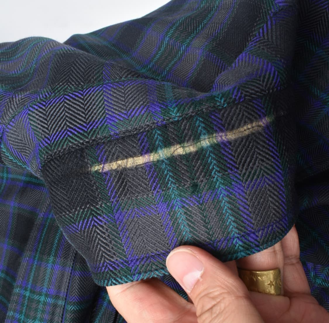 90s 입생로랑 페크 블루종 자켓 100 상품이미지10