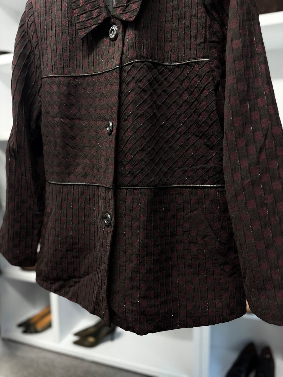 laliberte 체크 자켓 상품이미지3