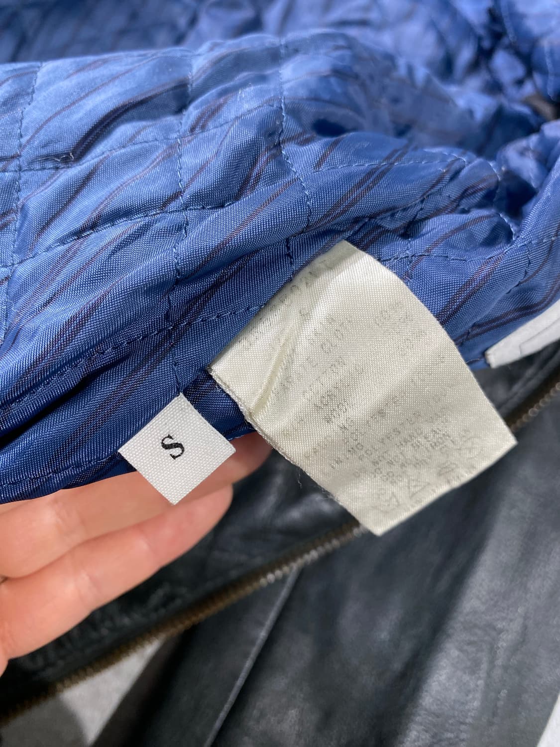 [S] Dritte 드리떼 고트스킨 투웨이 람포집업 레더자켓 상품이미지9