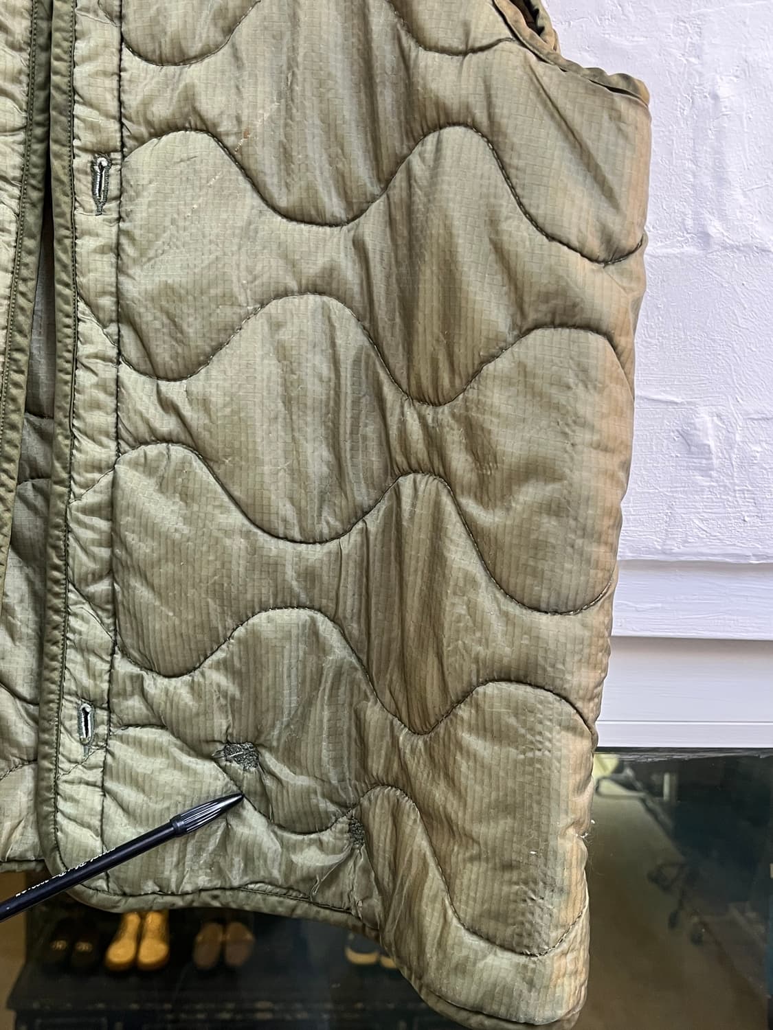 미군 오리지널 M-65 필드 자켓 라이너 M 상품이미지7