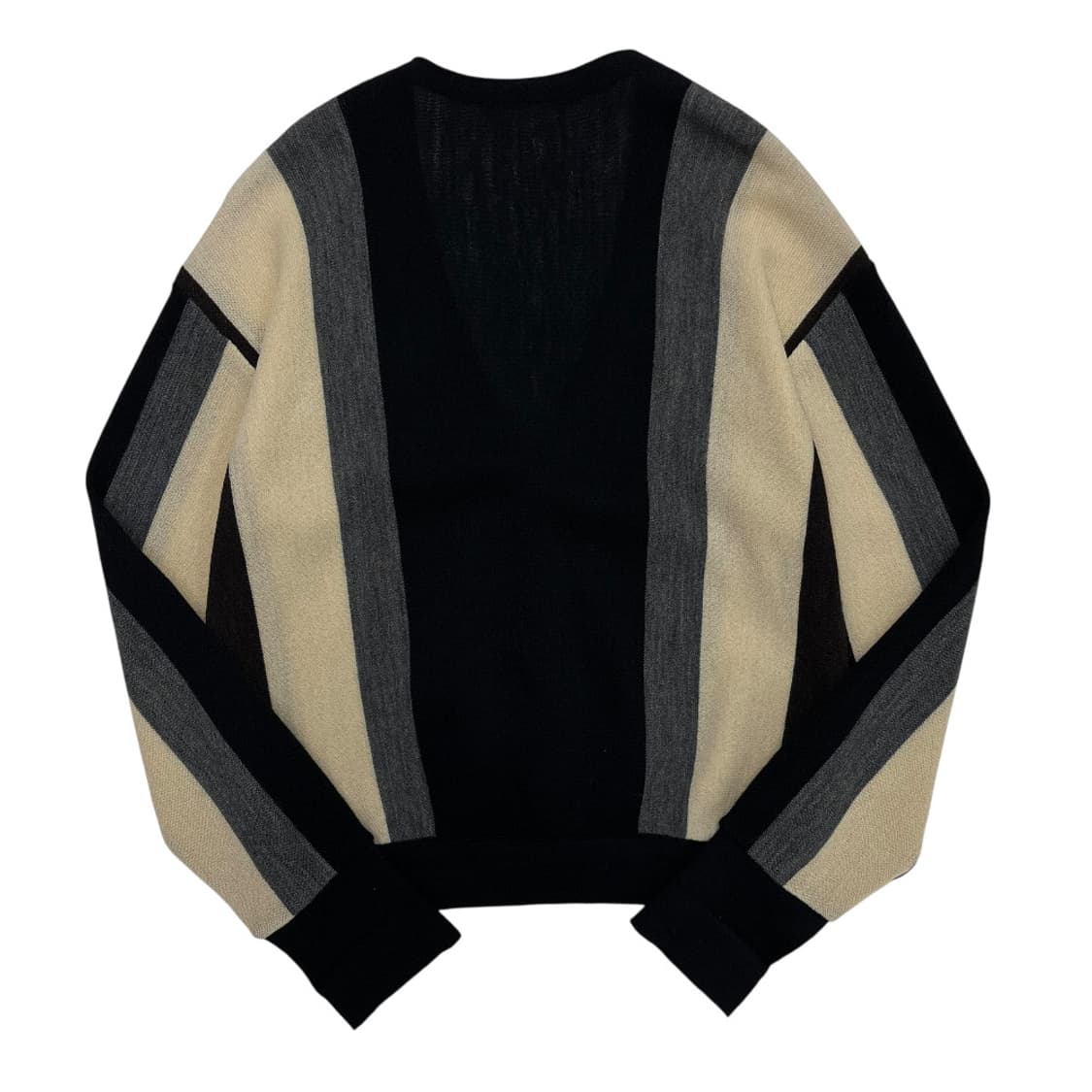 라코스테 베이지 배색 블랙 가디건 95 상품이미지3