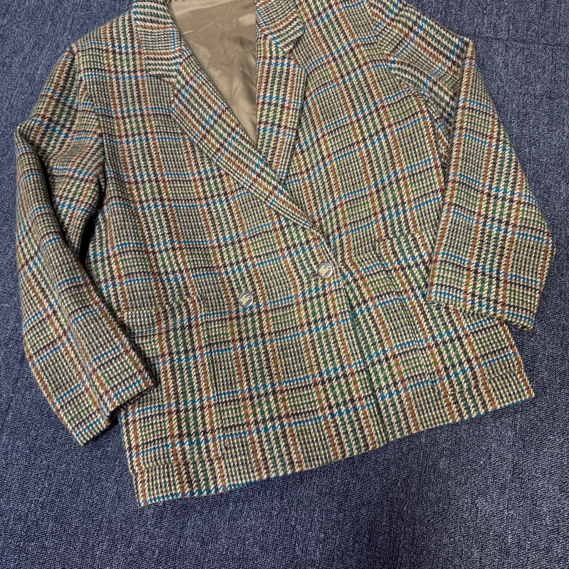 버버리 울 패턴 자켓 상품이미지3