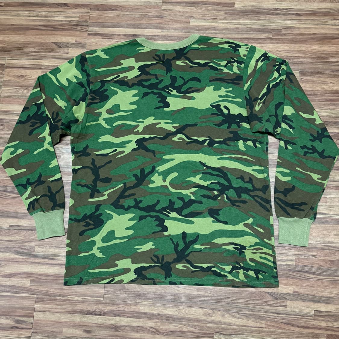 미제 빈티지 우드랜드 카모 레이어드 롱슬리브 긴팔셔츠 xl 상품이미지4