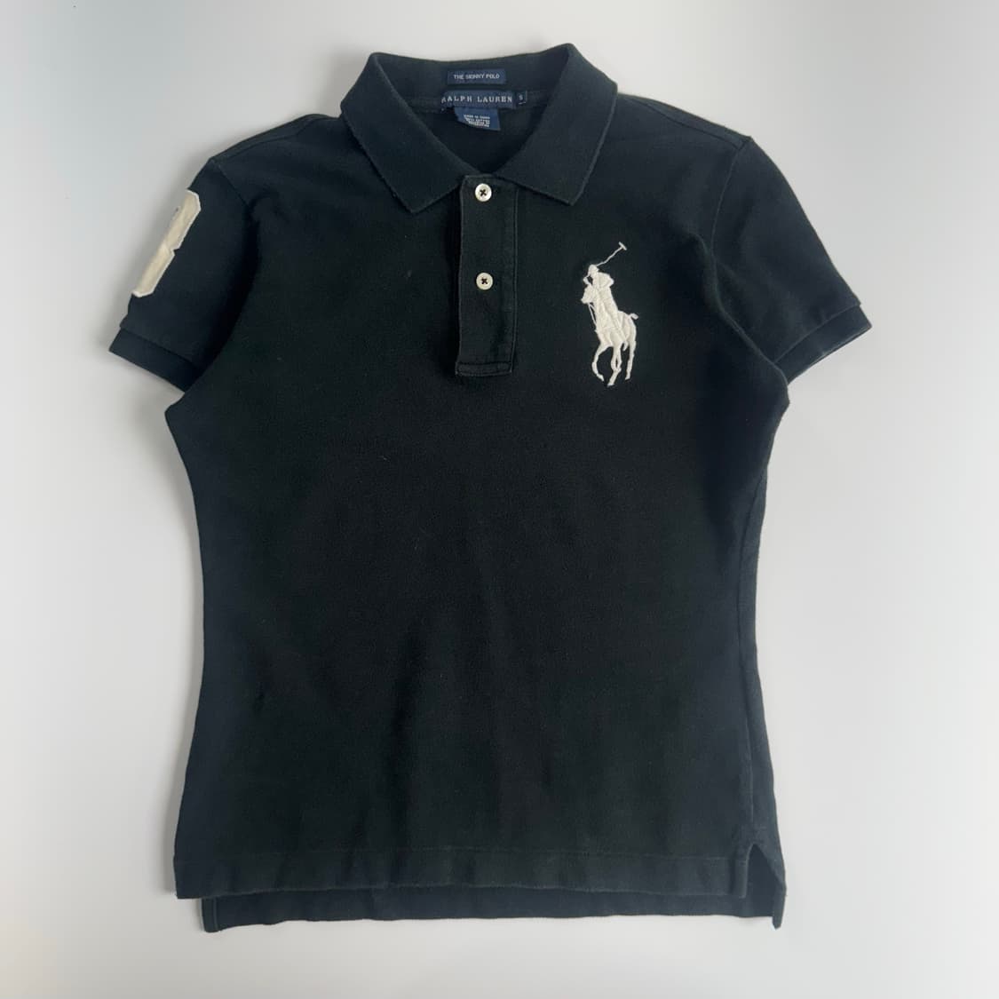Polo 폴로 화이트 빅포니 블랙 카라 반팔티  상품이미지3