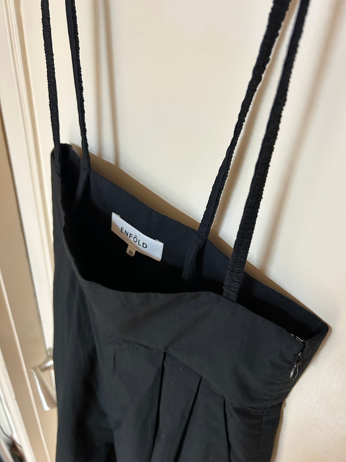 엔폴드 오버롤 디테일 와이드팬츠 상품이미지4