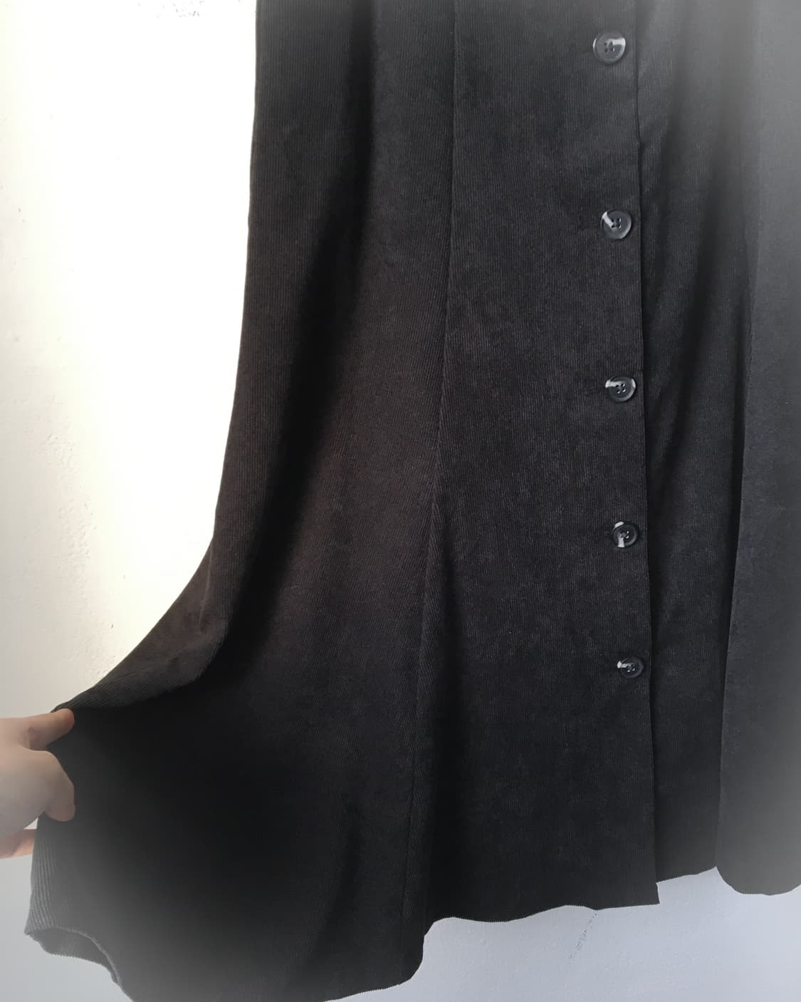 Button up corduroy long skirt 상품이미지4