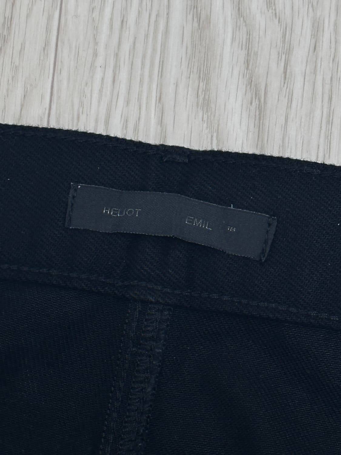 [S] HELIOT EMIL 엘리엇 에밀 basalt denim 블랙 상품이미지7