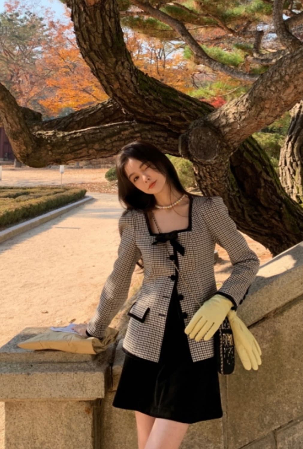 서쿠키 로리앙 체크 자켓 m 상품이미지2