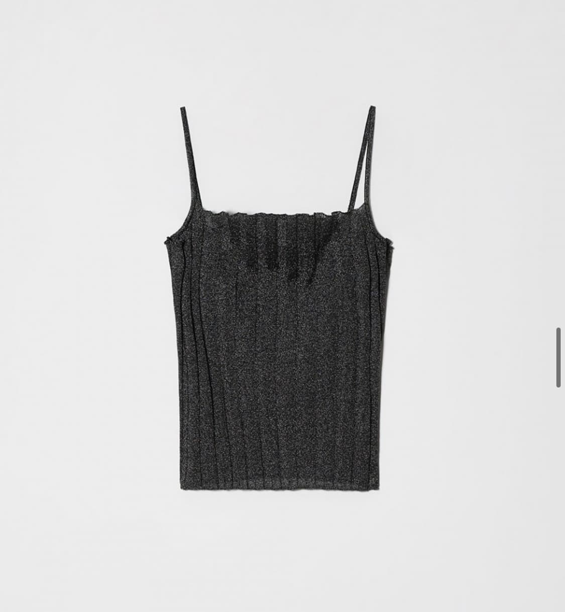 다이애그널) Glittering Pleats Knit Camisole 상품이미지5
