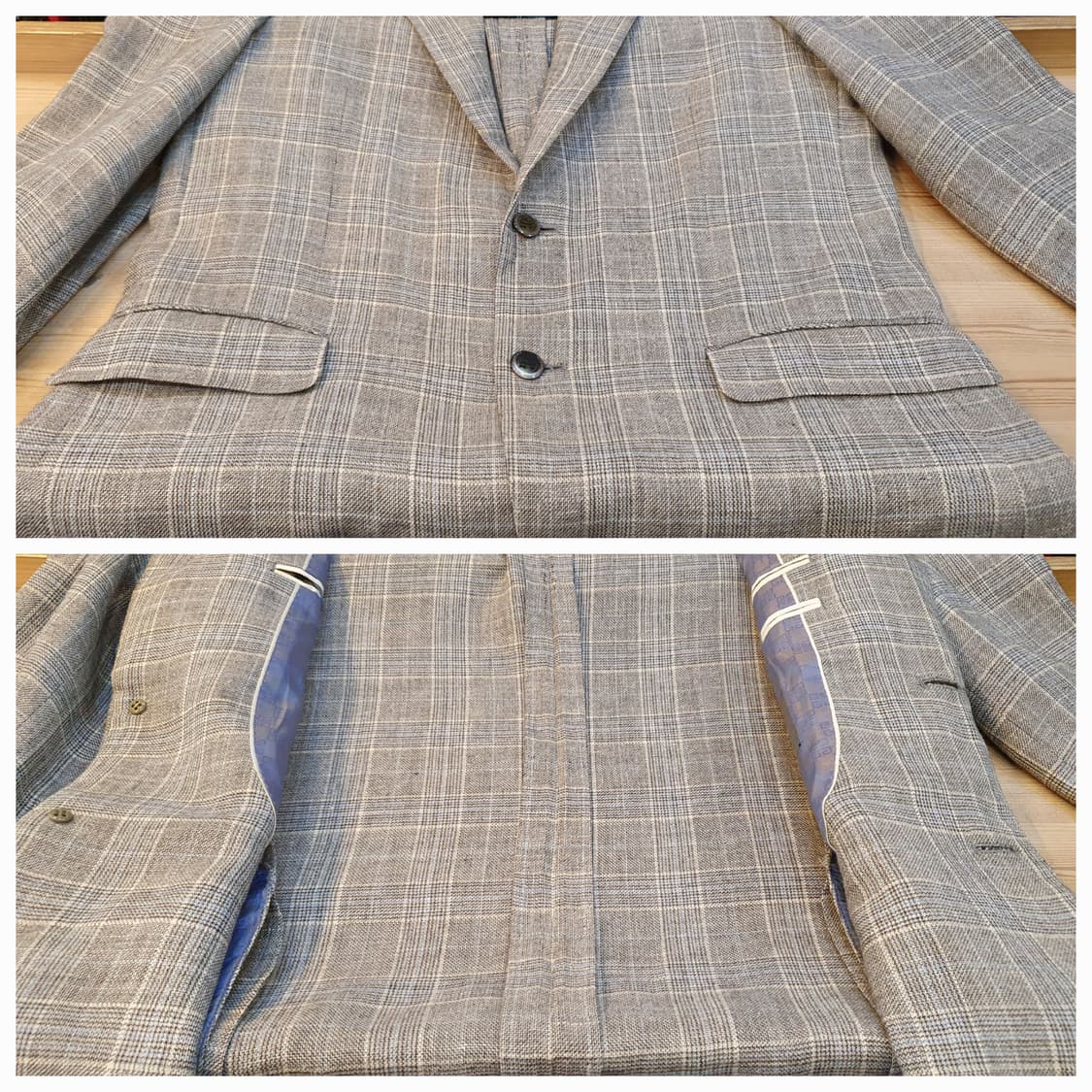 100.지방시 체크 블레이저 상품이미지6