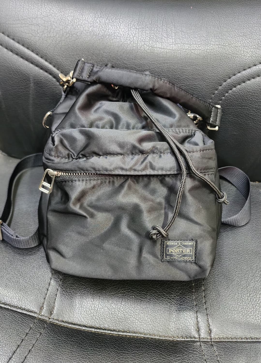 요시다포터 탱커 벌룬삭 S 블랙 상품이미지1