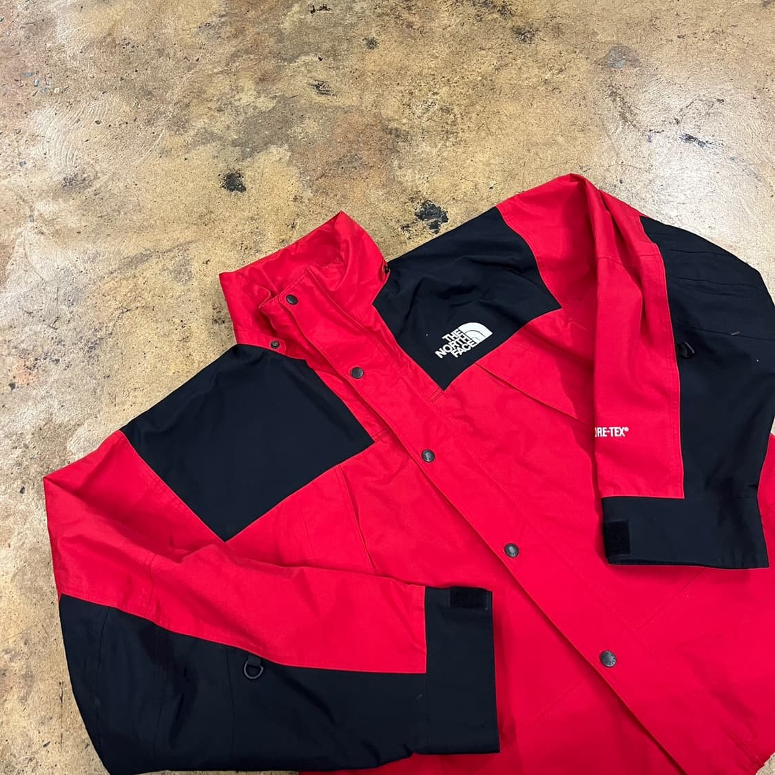 [정품/XL] 노스페이스 고어텍스 자켓 레드 블랙 b17 상품이미지1