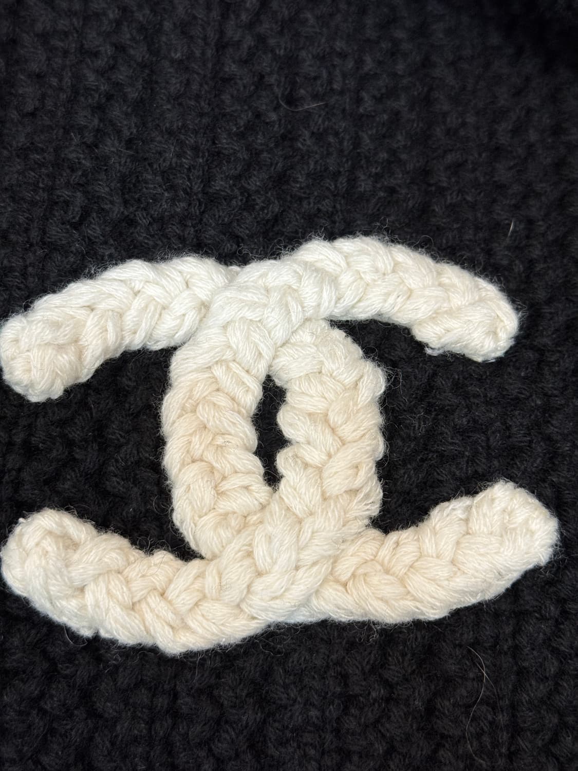 샤넬 CC로고 캐시미어 니티드 CC 머플러  상품이미지2