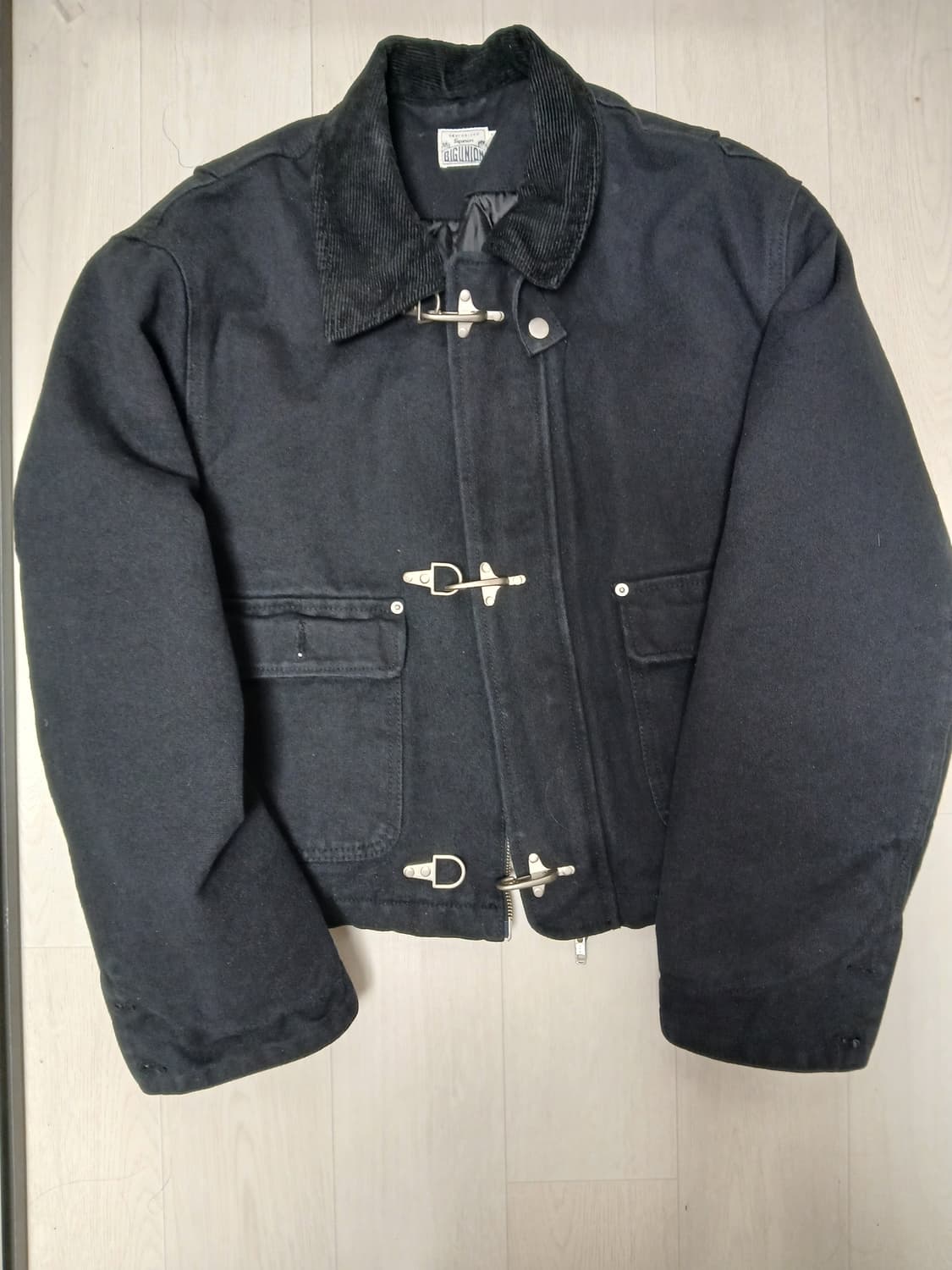 빅유니온 블랙 데님 토글 자켓 상품이미지1