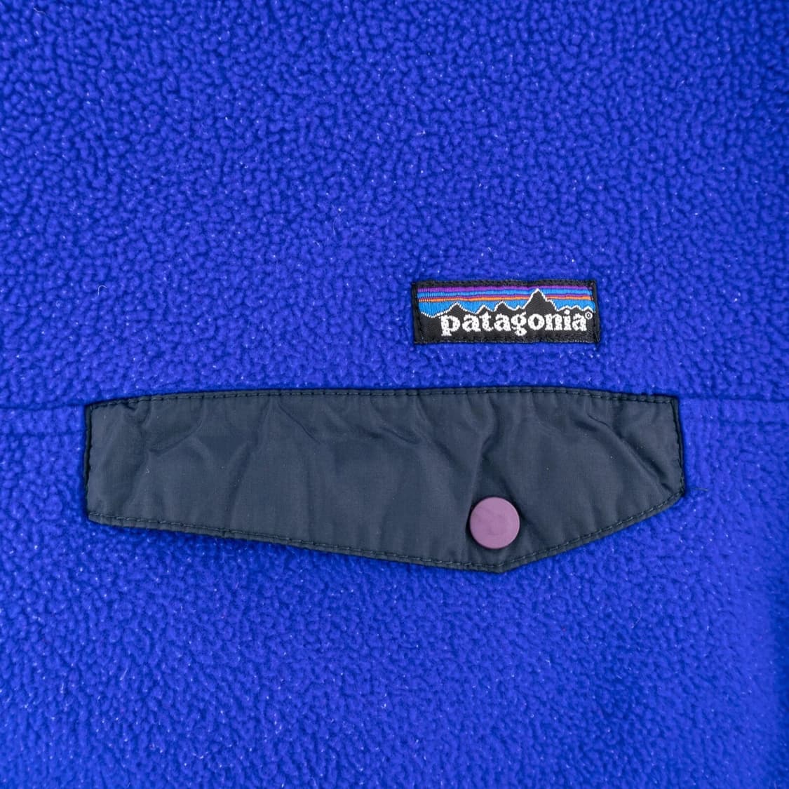 90s 파타고니아 신칠라 스냅-T 블루/퍼플 USA 상품이미지4