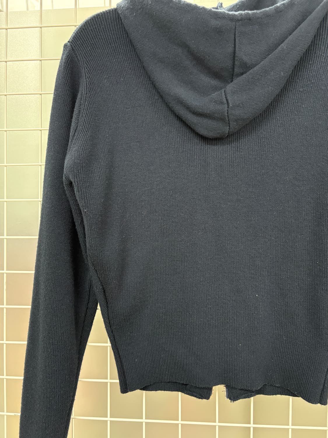 투웨이 니트 후드 집업  상품이미지6