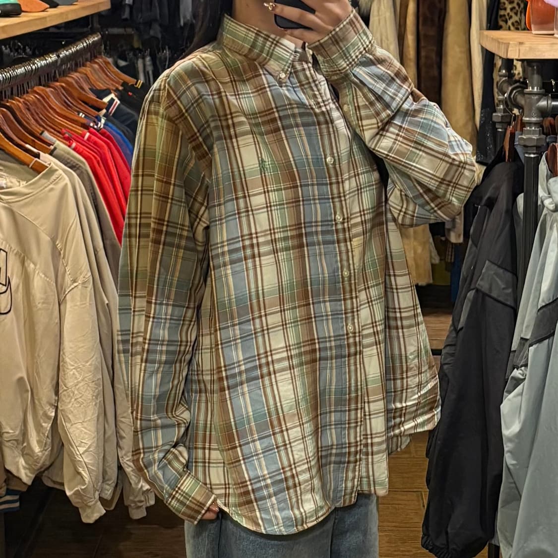 [HI] Polo 폴로 체크 긴팔 셔츠 상품이미지4