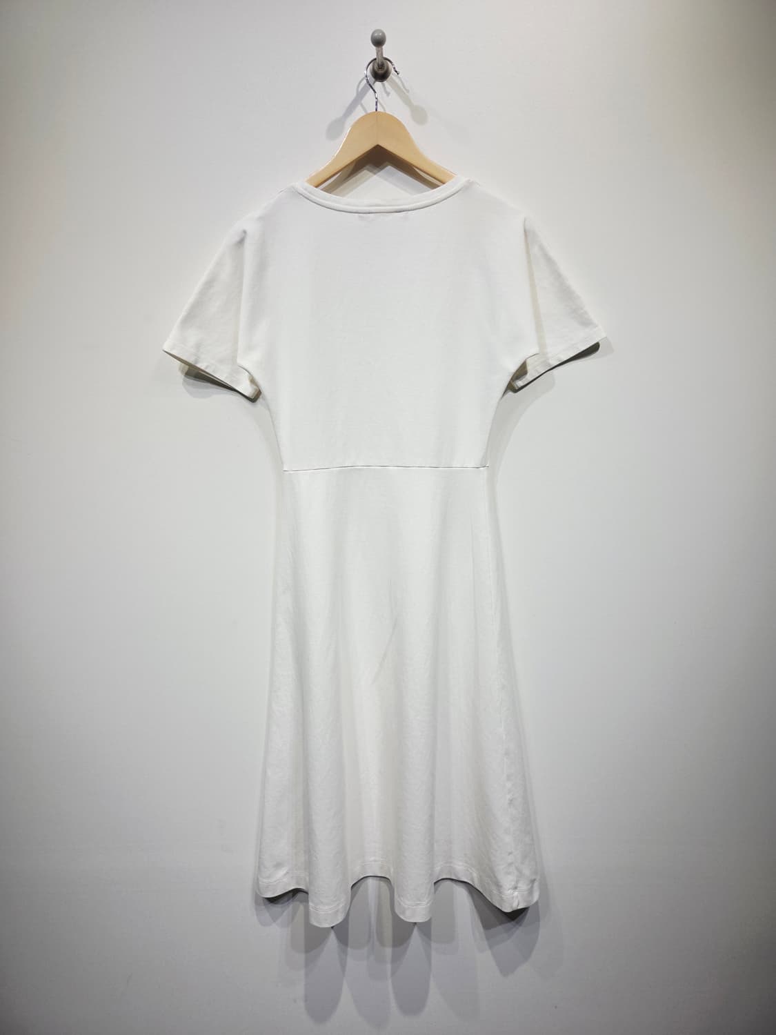 COS 코스 화이트 반팔 플레어 원피스 상품이미지7