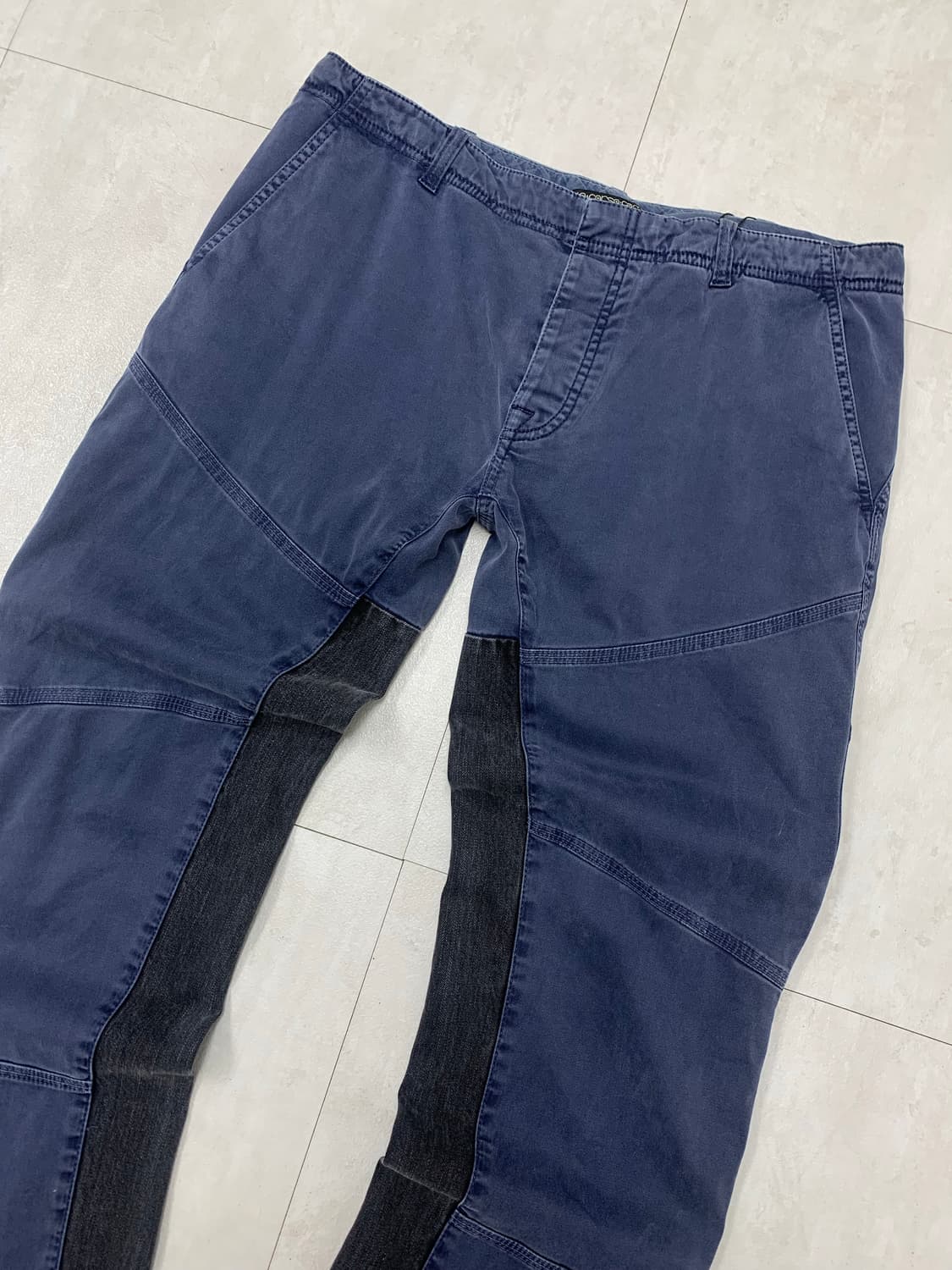 locorsocomo 네이비 배색 코튼 팬츠 #434 상품이미지2