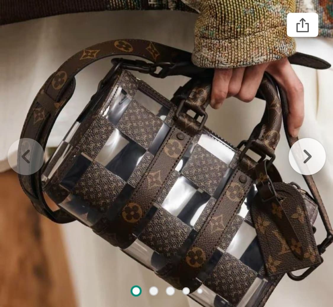 루이비통 버질아블로 투명 다미에 모노그램 키폴25 크로스백 상품이미지2