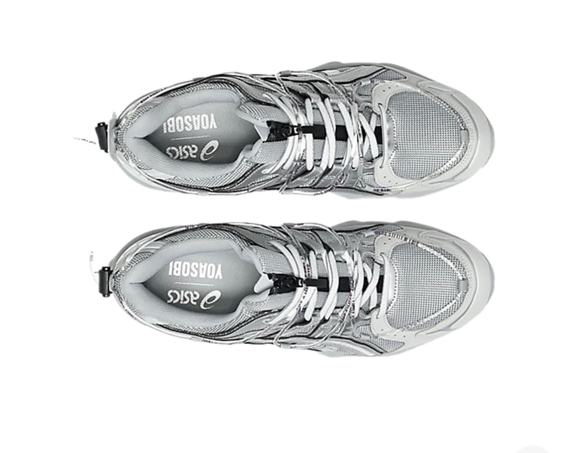 아식스 x 요아소비 젤 키네틱 Y 피드몬트 그레이 퓨어 실버  상품이미지3