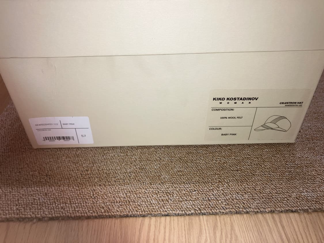 키코 코스타디노브 셀레스트론 모자 베이비 핑크 57사이즈 상품이미지10