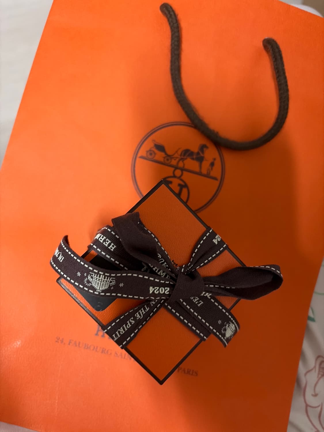 [크림발, 상태아주좋음] 에르메스 스몰 샹달 엔체이니 링 스털링 54호 상품이미지3