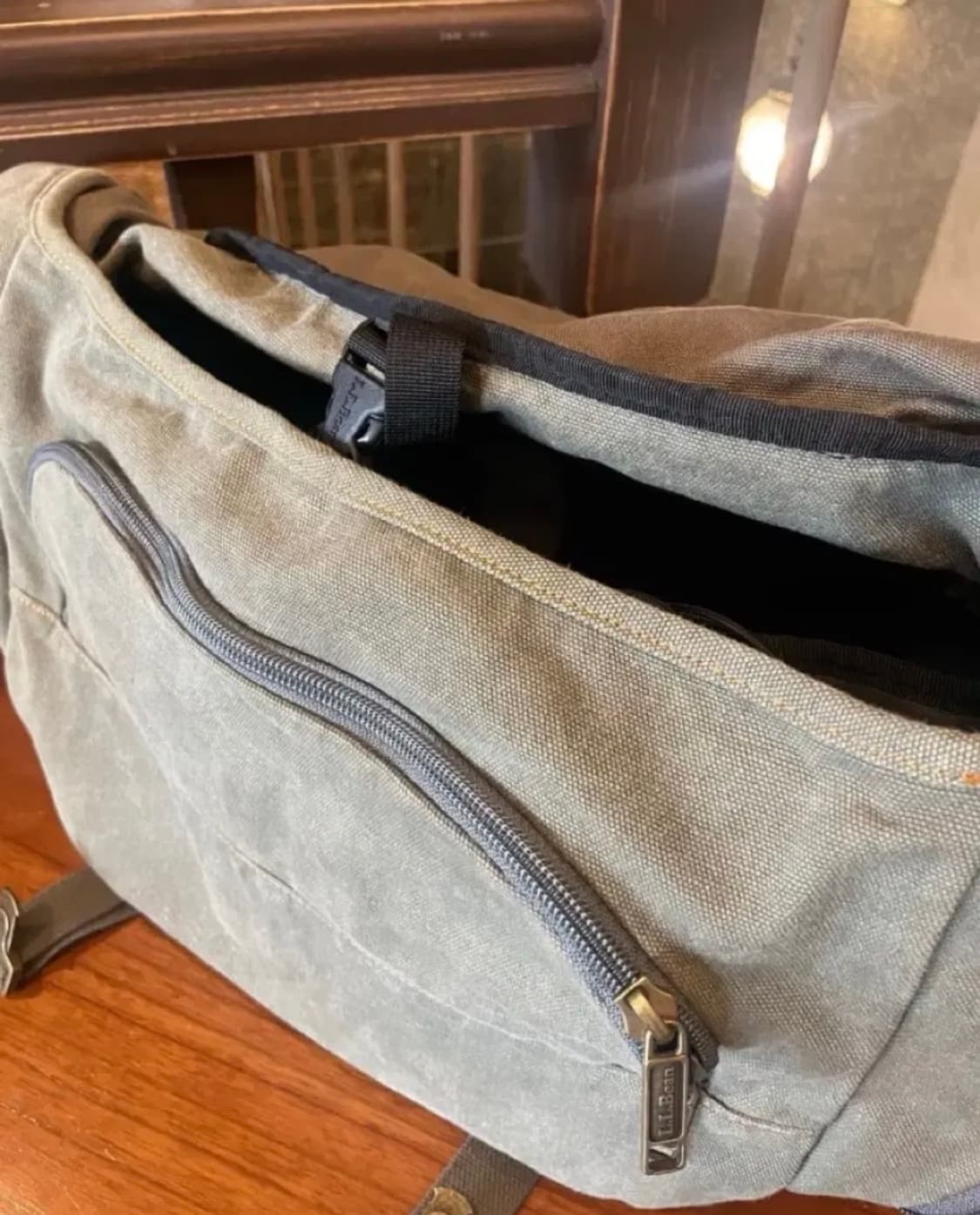 엘엘빈 빈티지 캔버스 크로스백 상품이미지3