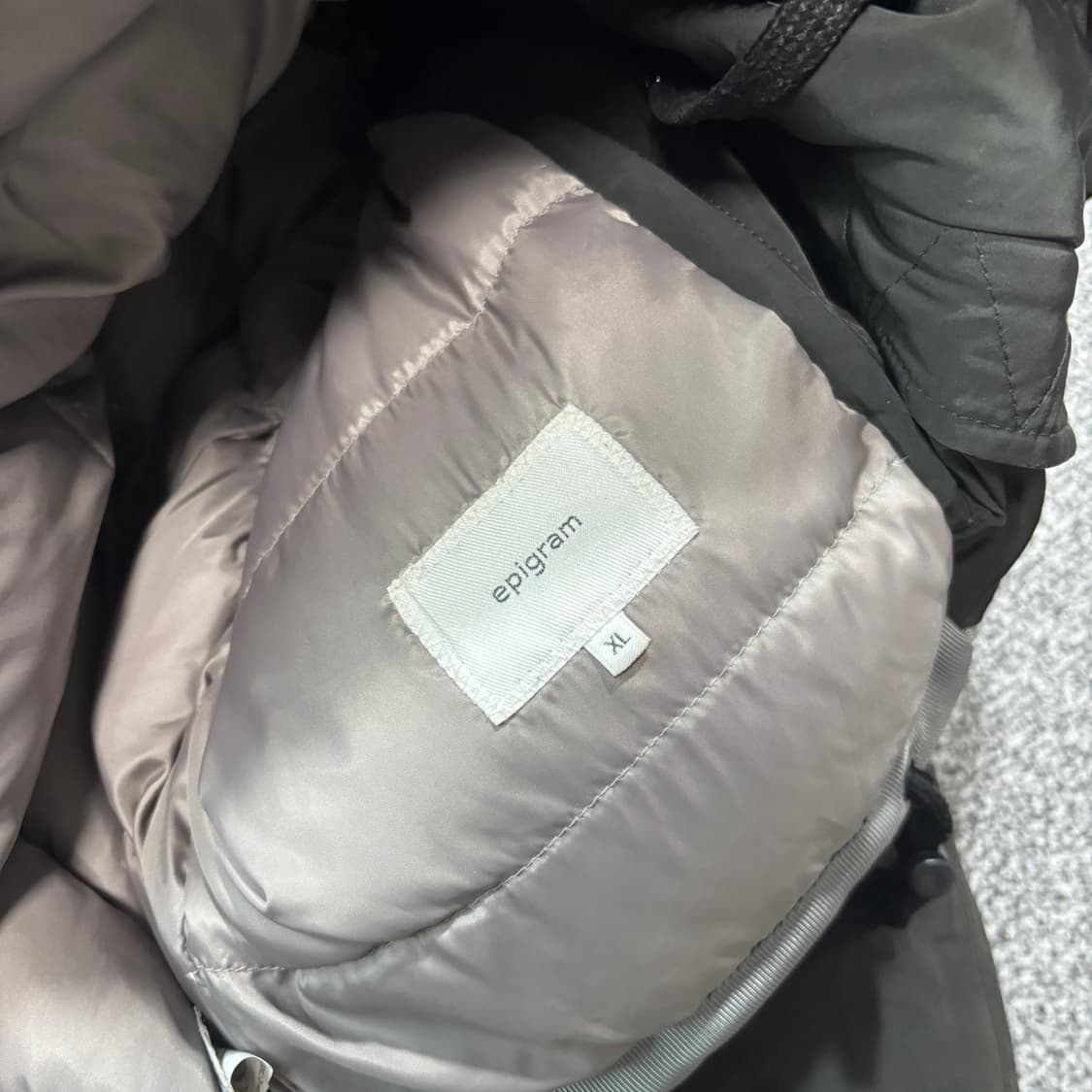 에피그램 메리노 FUR 구스다운 패딩 (XL) 상품이미지3